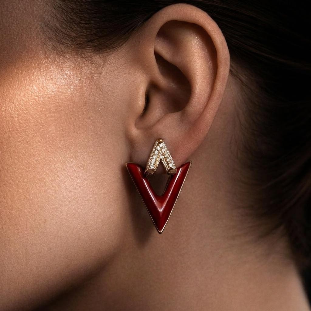 Celesta V Shine Studs