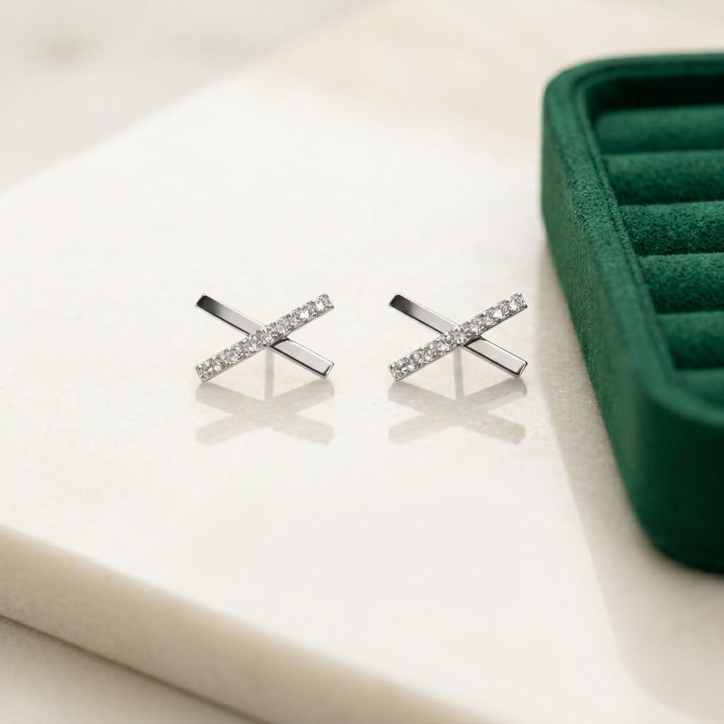 Zenith Cross Studs